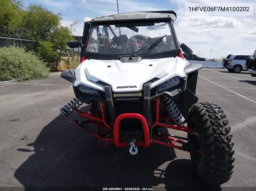 2021 Honda Sxs1000 S4X VIN: 1HFVE06F7M4100202 Lot: 45029901