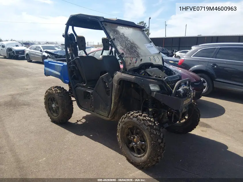 2021 Honda Sxs520 M2 VIN: 1HFVE0719M4600963 Lot: 45265696