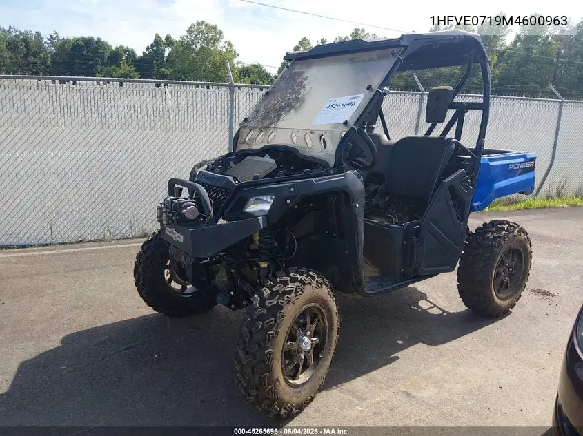 2021 Honda Sxs520 M2 VIN: 1HFVE0719M4600963 Lot: 45265696