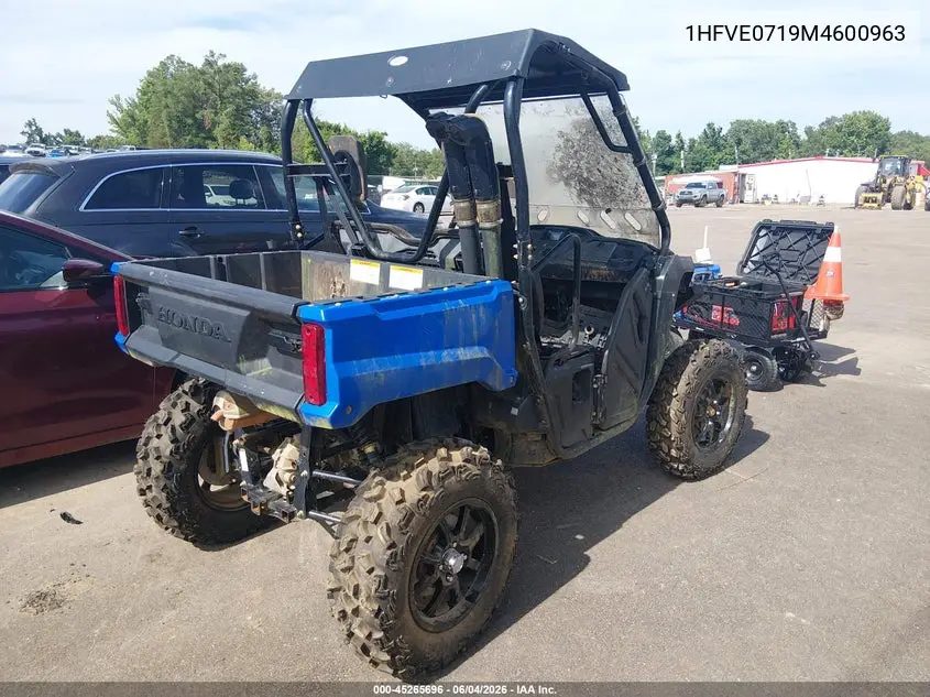 2021 Honda Sxs520 M2 VIN: 1HFVE0719M4600963 Lot: 45265696