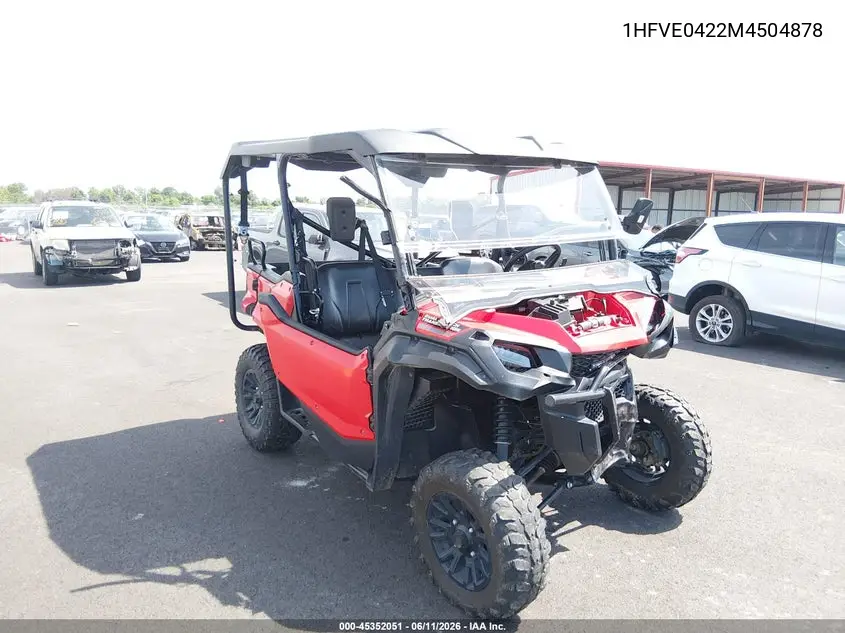 2021 Honda Sxs1000 M5 VIN: 1HFVE0422M4504878 Lot: 45352051