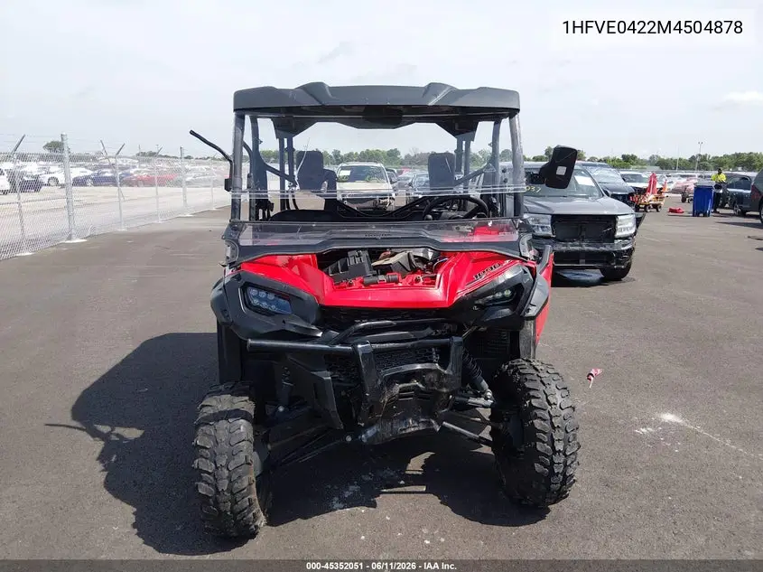 2021 Honda Sxs1000 M5 VIN: 1HFVE0422M4504878 Lot: 45352051