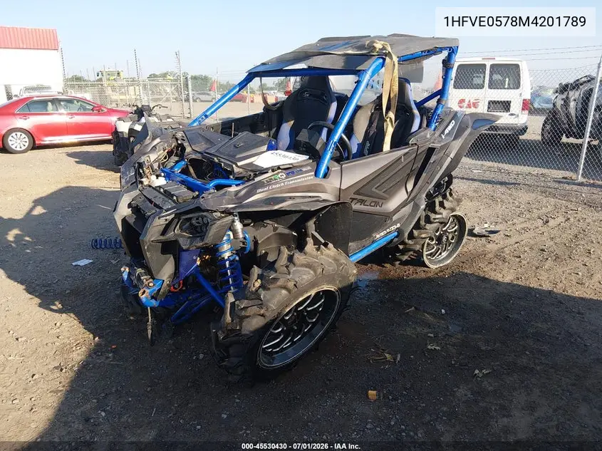 2021 Honda Sxs1000 S2R VIN: 1HFVE0578M4201789 Lot: 45530430