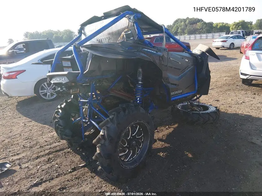 2021 Honda Sxs1000 S2R VIN: 1HFVE0578M4201789 Lot: 45530430