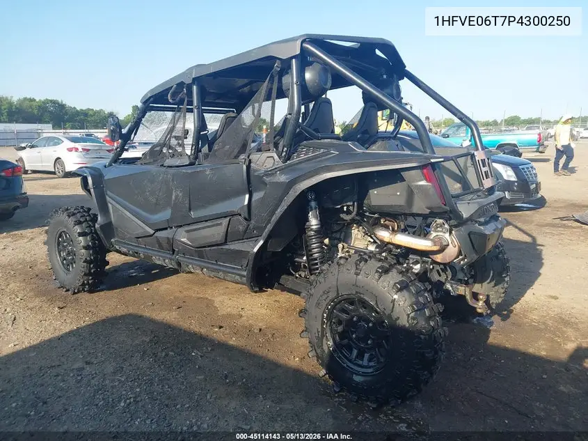 2023 Honda Sxs1000 S4 VIN: 1HFVE06T7P4300250 Lot: 45114143