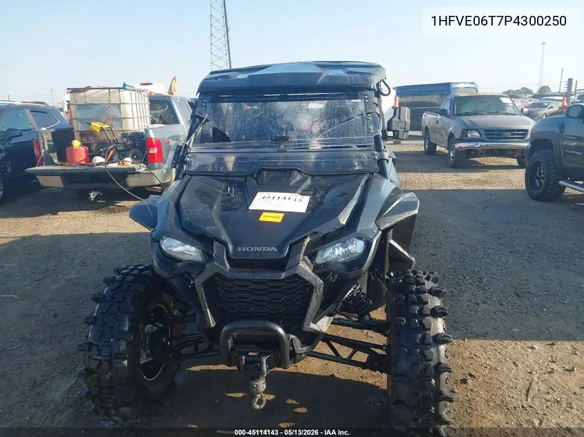 2023 Honda Sxs1000 S4 VIN: 1HFVE06T7P4300250 Lot: 45114143