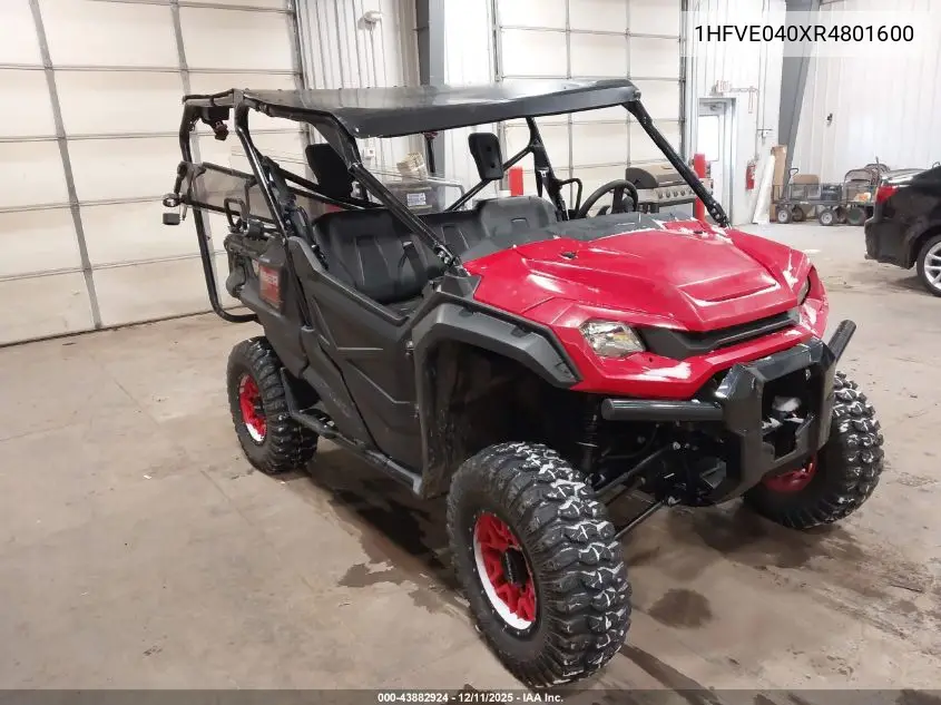 2024 Honda Sxs1000 M5 VIN: 1HFVE040XR4801600 Lot: 43882924