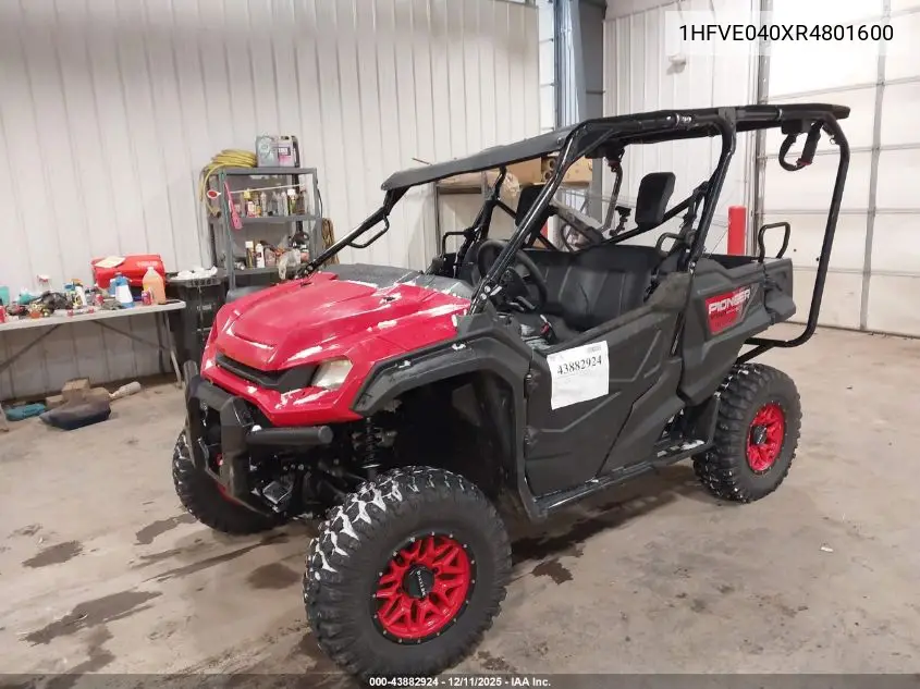 2024 Honda Sxs1000 M5 VIN: 1HFVE040XR4801600 Lot: 43882924