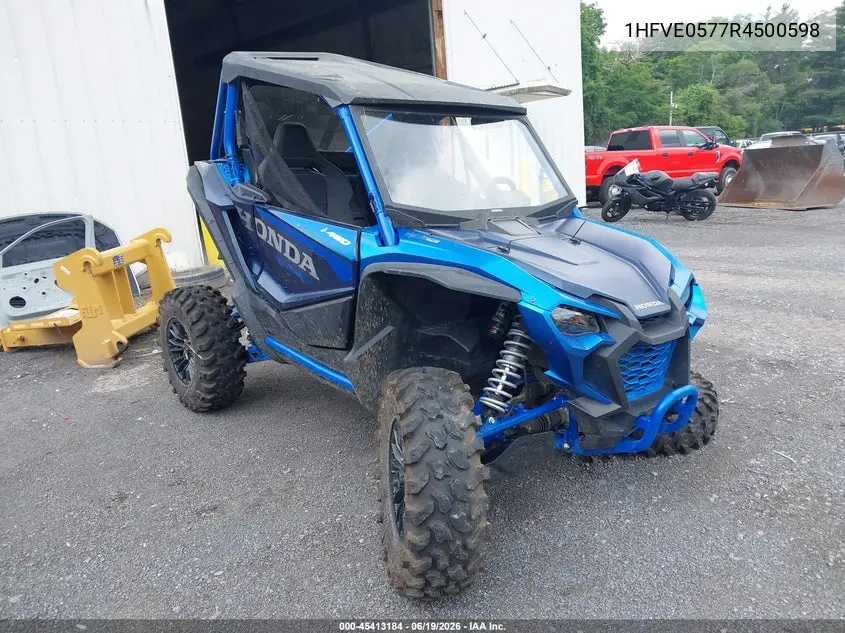 2024 Honda Sxs1000 S2R VIN: 1HFVE0577R4500598 Lot: 45413184