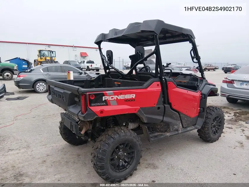 2025 Honda Sxs1000 M3 VIN: 1HFVE04B2S4902170 Lot: 45149571