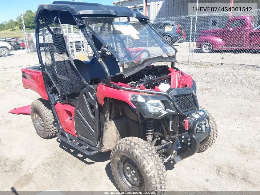2025 Honda Sxs520 M2 VIN: 1HFVE0744S4001542 Lot: 45264358