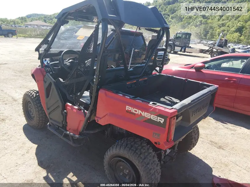 2025 Honda Sxs520 M2 VIN: 1HFVE0744S4001542 Lot: 45264358