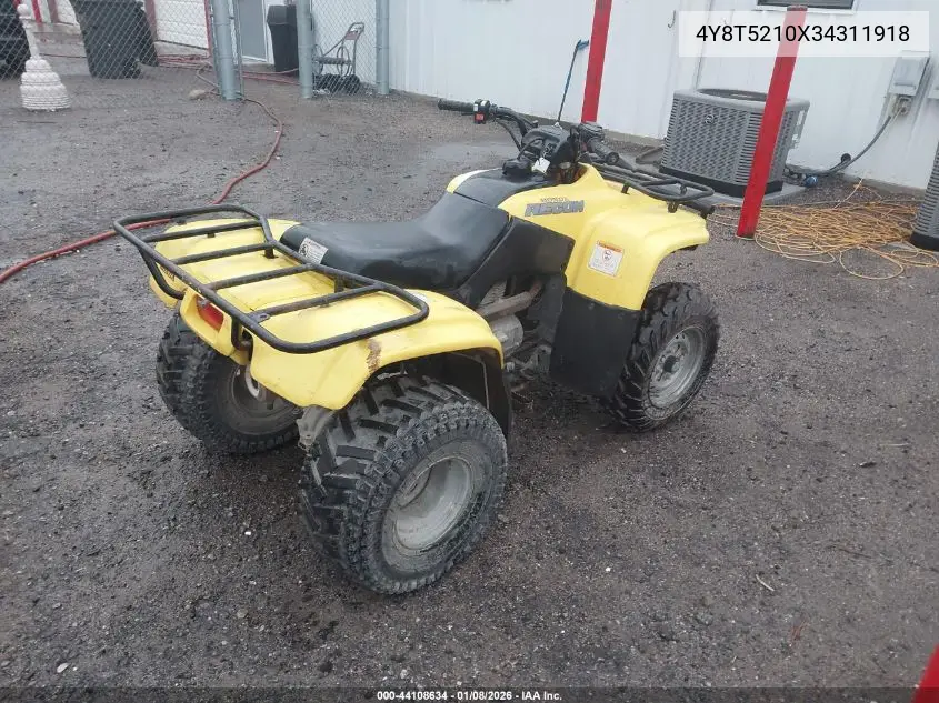 2003 Honda Trx250 Tm VIN: 4Y8T5210X34311918 Lot: 44108634