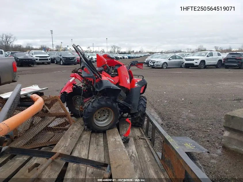 2006 Honda Trx350 Fm VIN: 1HFTE250564519071 Lot: 44606141