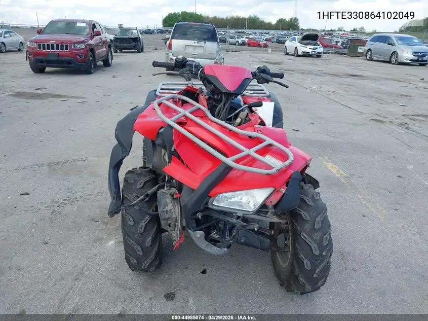 2006 Honda Trx680 Fa VIN: 1HFTE330864102049 Lot: 44985074