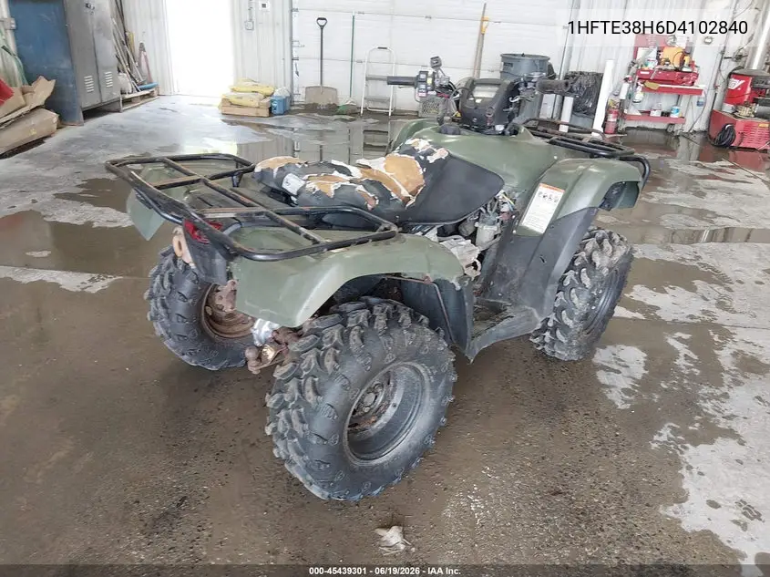 2013 Honda Trx500 Fpe VIN: 1HFTE38H6D4102840 Lot: 45439301
