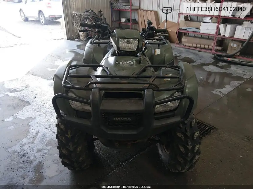 2013 Honda Trx500 Fpe VIN: 1HFTE38H6D4102840 Lot: 45439301