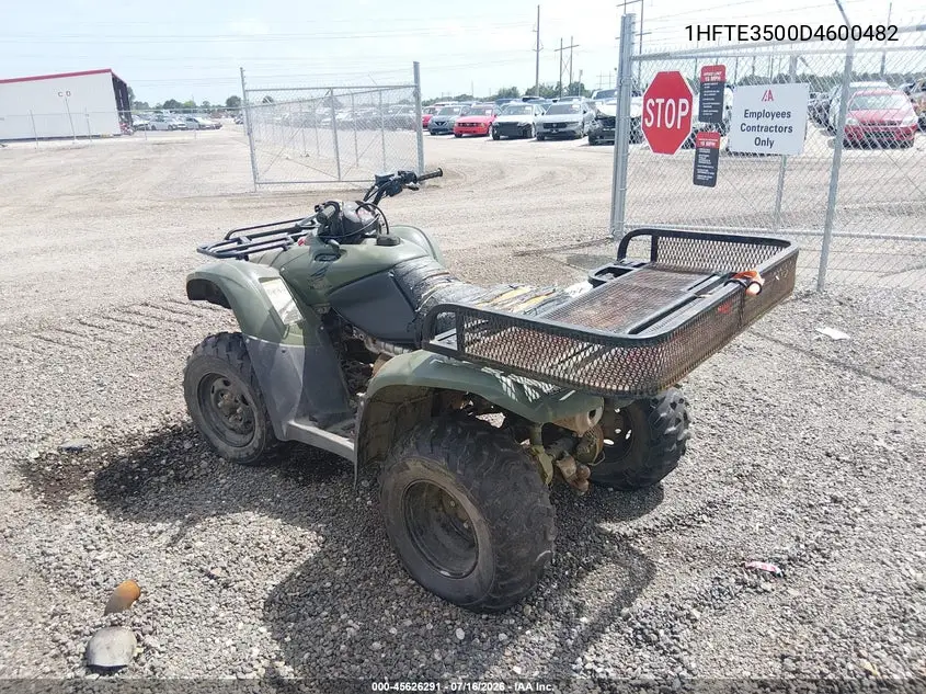 2013 Honda Trx420 Fm VIN: 1HFTE3500D4600482 Lot: 45626291