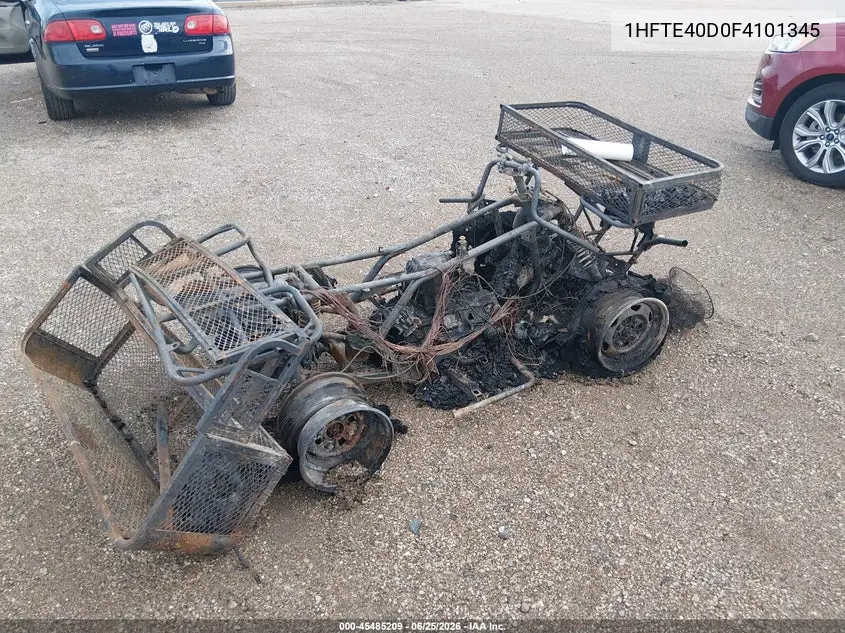 2015 Honda Trx420 Fm VIN: 1HFTE40D0F4101345 Lot: 45485209