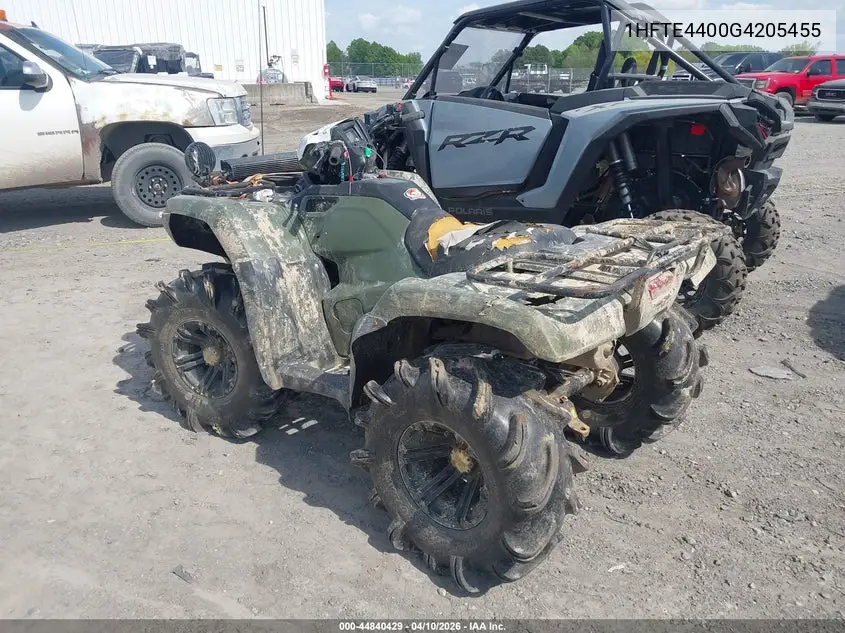 2016 Honda Trx500 Fm VIN: 1HFTE4400G4205455 Lot: 44840429