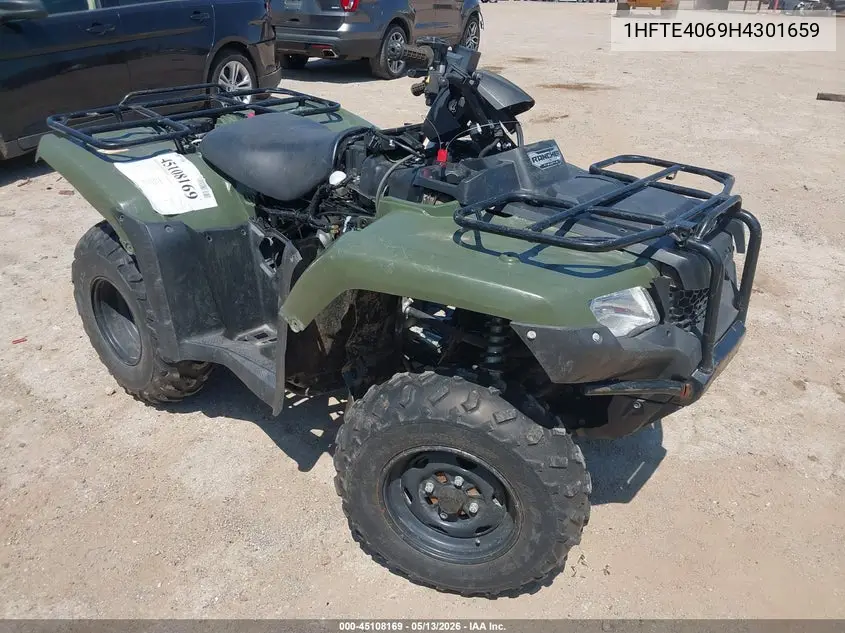 2017 Honda Trx420 Fe VIN: 1HFTE4069H4301659 Lot: 45108169