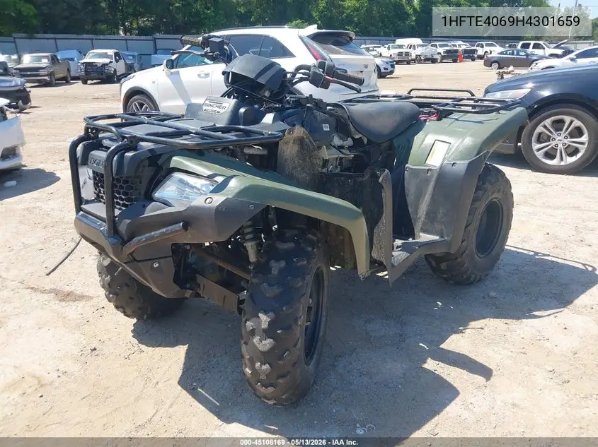 2017 Honda Trx420 Fe VIN: 1HFTE4069H4301659 Lot: 45108169