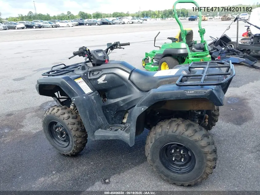 2017 Honda Trx420 Fa VIN: 1HFTE4717H4201182 Lot: 45406558