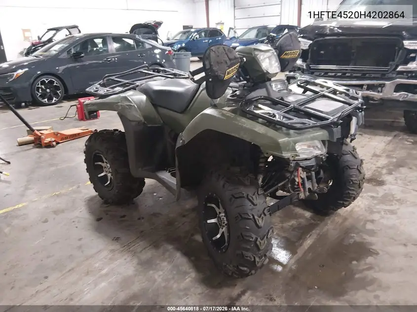 2017 Honda Trx500 Fm VIN: 1HFTE4520H4202864 Lot: 45640818