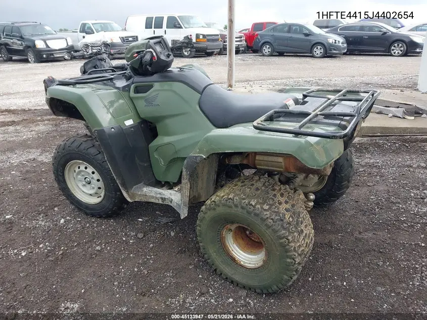 2018 Honda Trx500 Fm VIN: 1HFTE4415J4402654 Lot: 45133947
