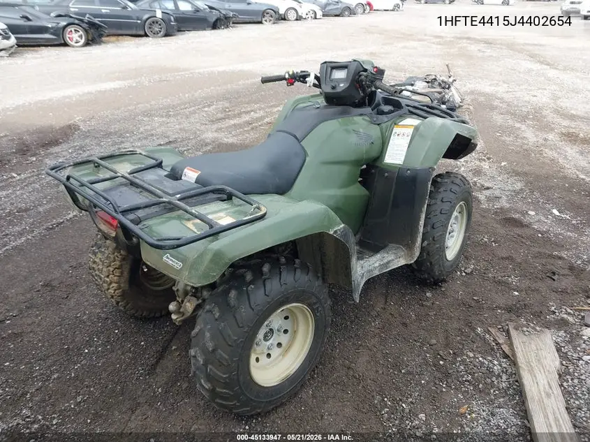 2018 Honda Trx500 Fm VIN: 1HFTE4415J4402654 Lot: 45133947