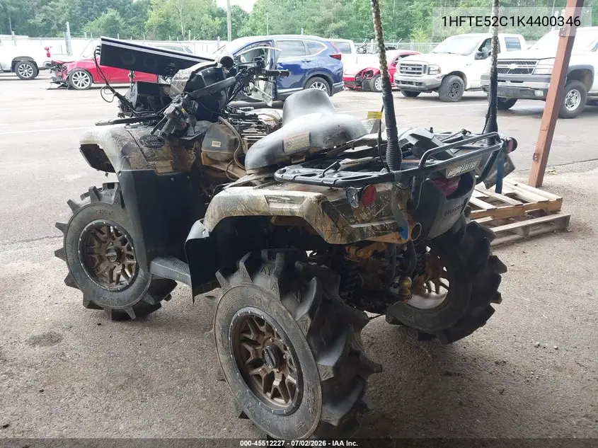 2019 Honda Trx500 Fa VIN: 1HFTE52C1K4400346 Lot: 45512227