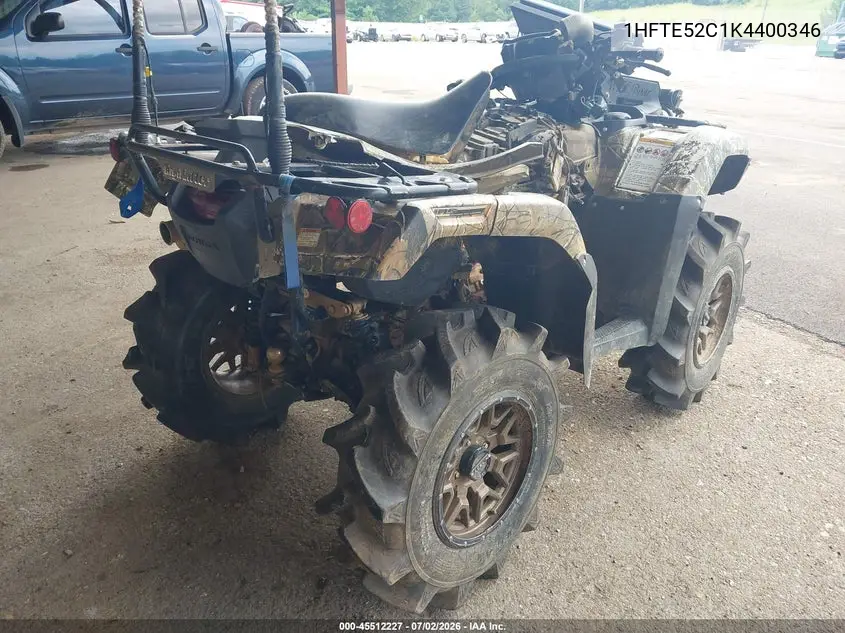 2019 Honda Trx500 Fa VIN: 1HFTE52C1K4400346 Lot: 45512227