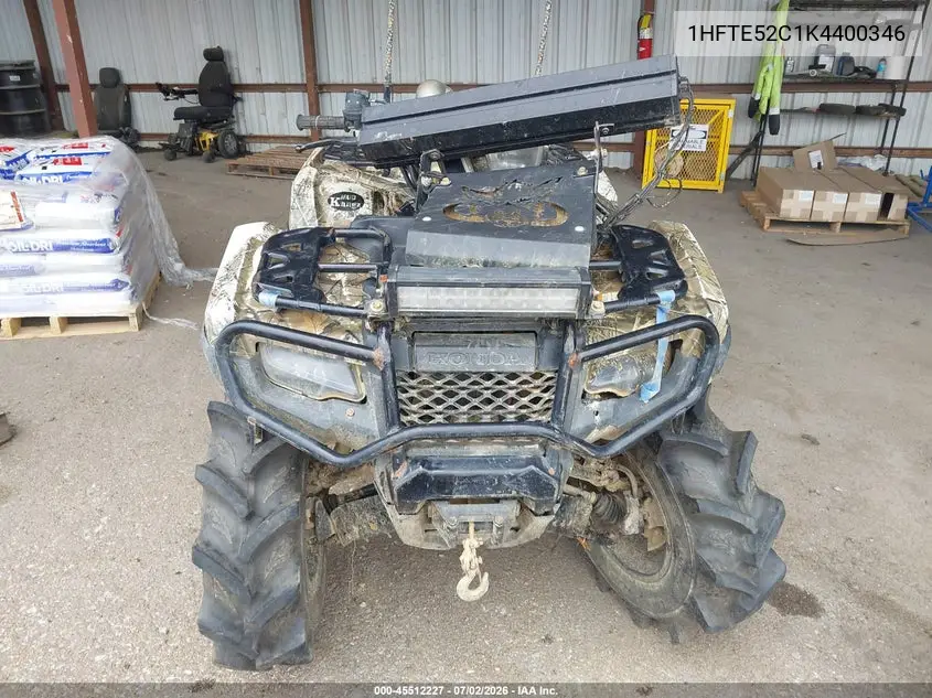 2019 Honda Trx500 Fa VIN: 1HFTE52C1K4400346 Lot: 45512227
