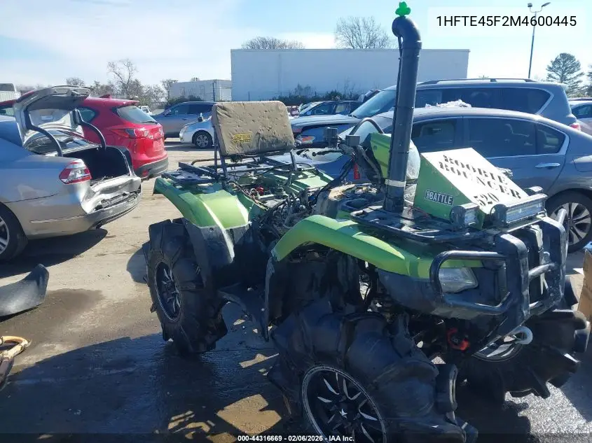 2021 Honda Trx520 Fm VIN: 1HFTE45F2M4600445 Lot: 44316669