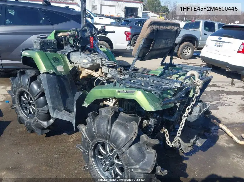 2021 Honda Trx520 Fm VIN: 1HFTE45F2M4600445 Lot: 44316669