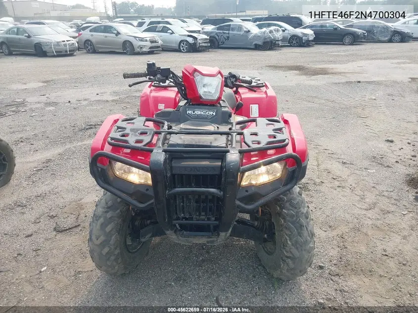 2022 Honda Trx520 Fa VIN: 1HFTE46F2N4700304 Lot: 45622659