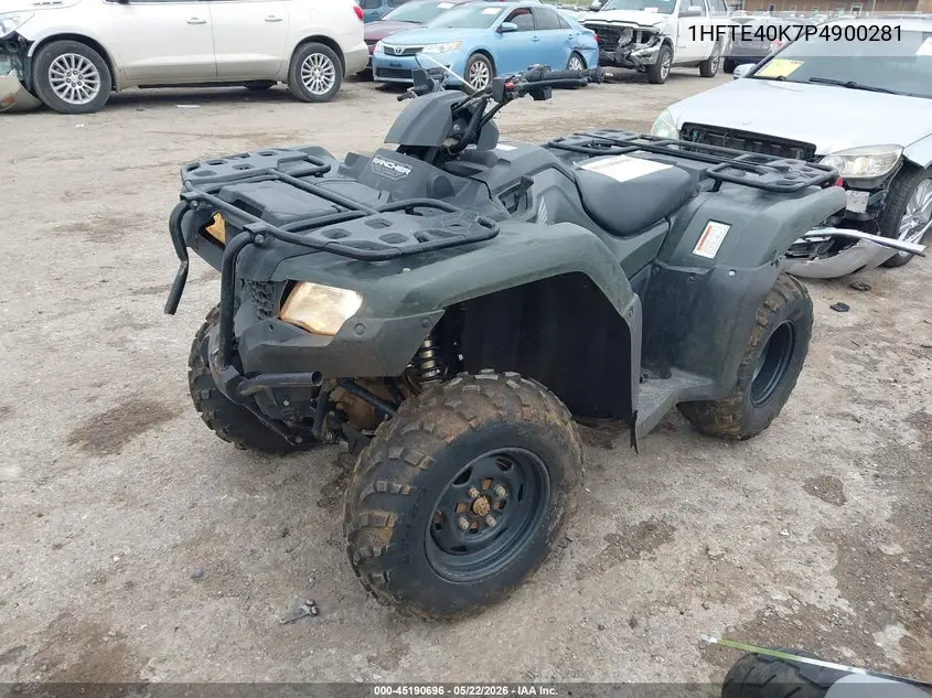 2023 Honda Trx420 Fm VIN: 1HFTE40K7P4900281 Lot: 45190696
