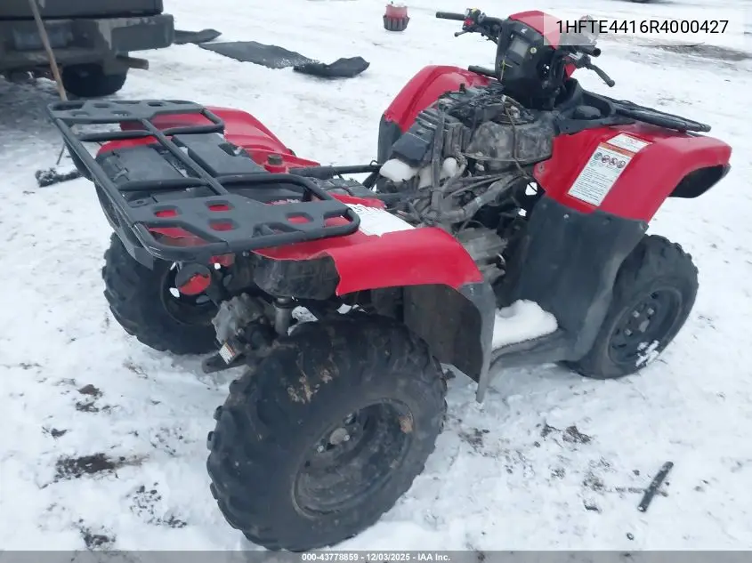 2024 Honda Trx520 Fm VIN: 1HFTE4416R4000427 Lot: 43778859