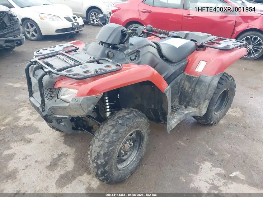 2024 Honda Trx420 Fm VIN: 1HFTE400XRJ001854 Lot: 44114361