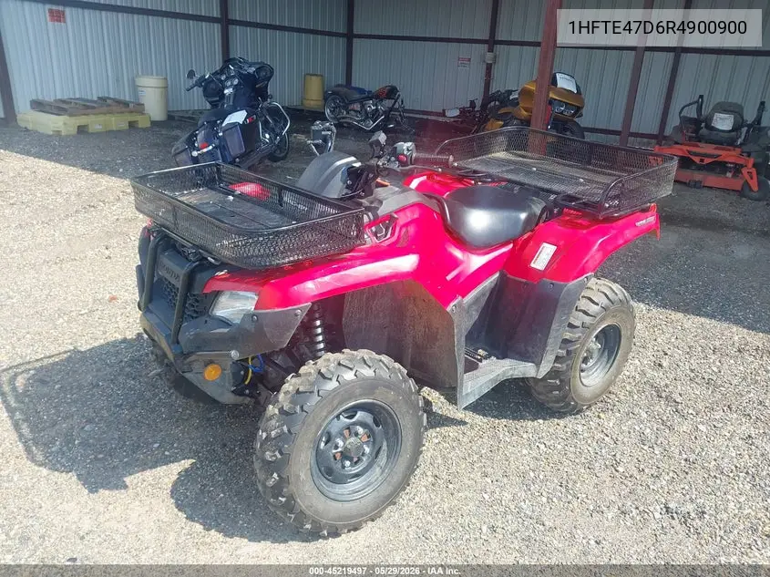 2024 Honda Trx420 Fa VIN: 1HFTE47D6R4900900 Lot: 45219497