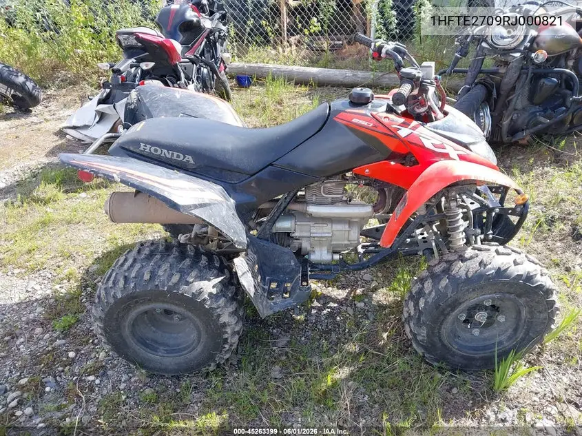 2024 Honda Trx250 X VIN: 1HFTE2709RJ000821 Lot: 45263399