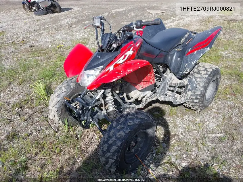 2024 Honda Trx250 X VIN: 1HFTE2709RJ000821 Lot: 45263399
