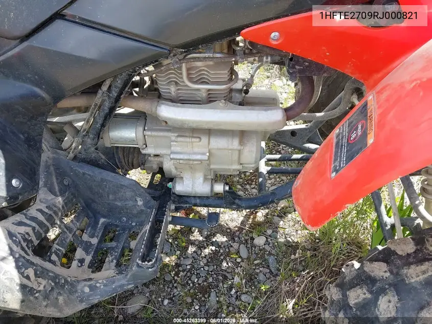 2024 Honda Trx250 X VIN: 1HFTE2709RJ000821 Lot: 45263399