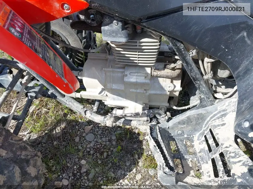 2024 Honda Trx250 X VIN: 1HFTE2709RJ000821 Lot: 45263399