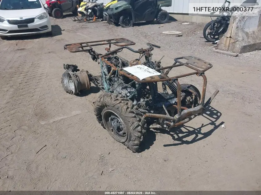 2024 Honda Trx420 F VIN: 1HFTE409XRJ000377 Lot: 45271597