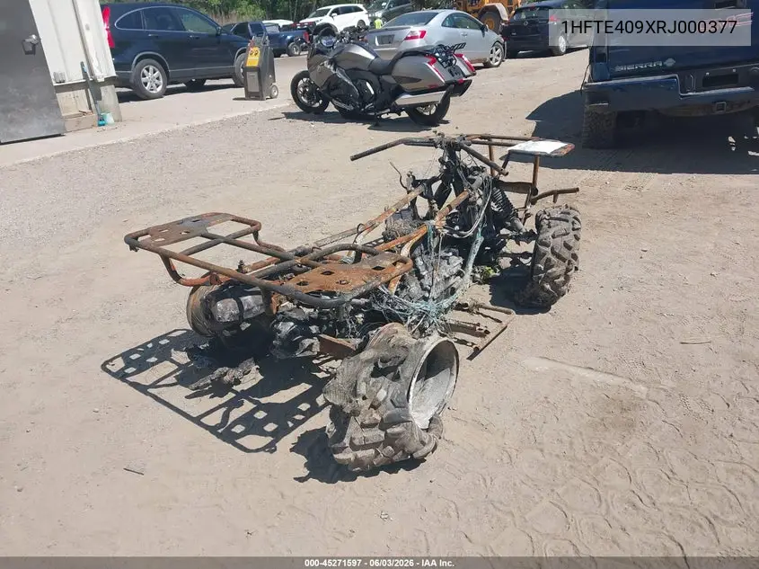 2024 Honda Trx420 F VIN: 1HFTE409XRJ000377 Lot: 45271597
