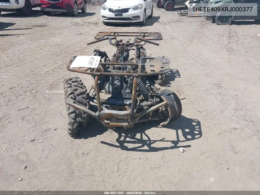 2024 Honda Trx420 F VIN: 1HFTE409XRJ000377 Lot: 45271597
