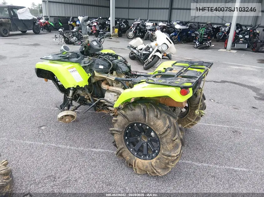 2025 Honda Trx420 Fm VIN: 1HFTE4007SJ103246 Lot: 45226552