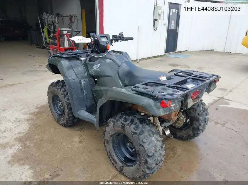 2025 Honda Trx520 Fm VIN: 1HFTE4408SJ103203 Lot: 45563135