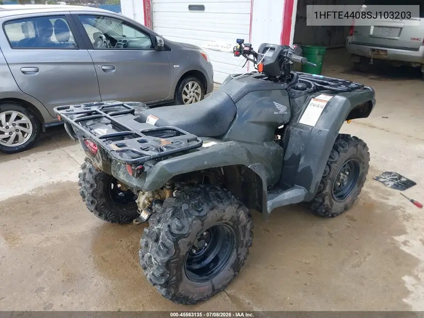 2025 Honda Trx520 Fm VIN: 1HFTE4408SJ103203 Lot: 45563135